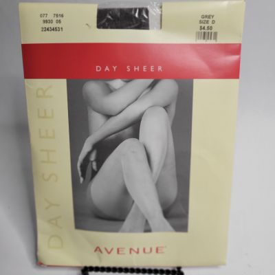 Avenue Day Sheer Pantyhose Grey Size D